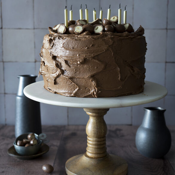 Schokoladen-Marmor-Torte oder ein verspätetes Geburtstags-Törtchen