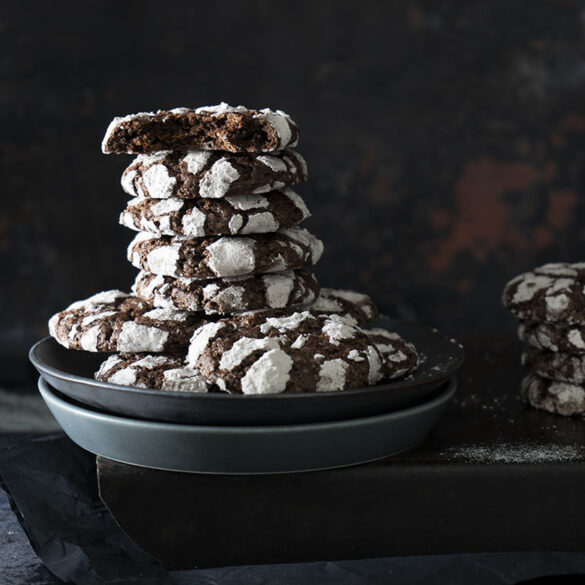 Chocolate Crinkle Cookies