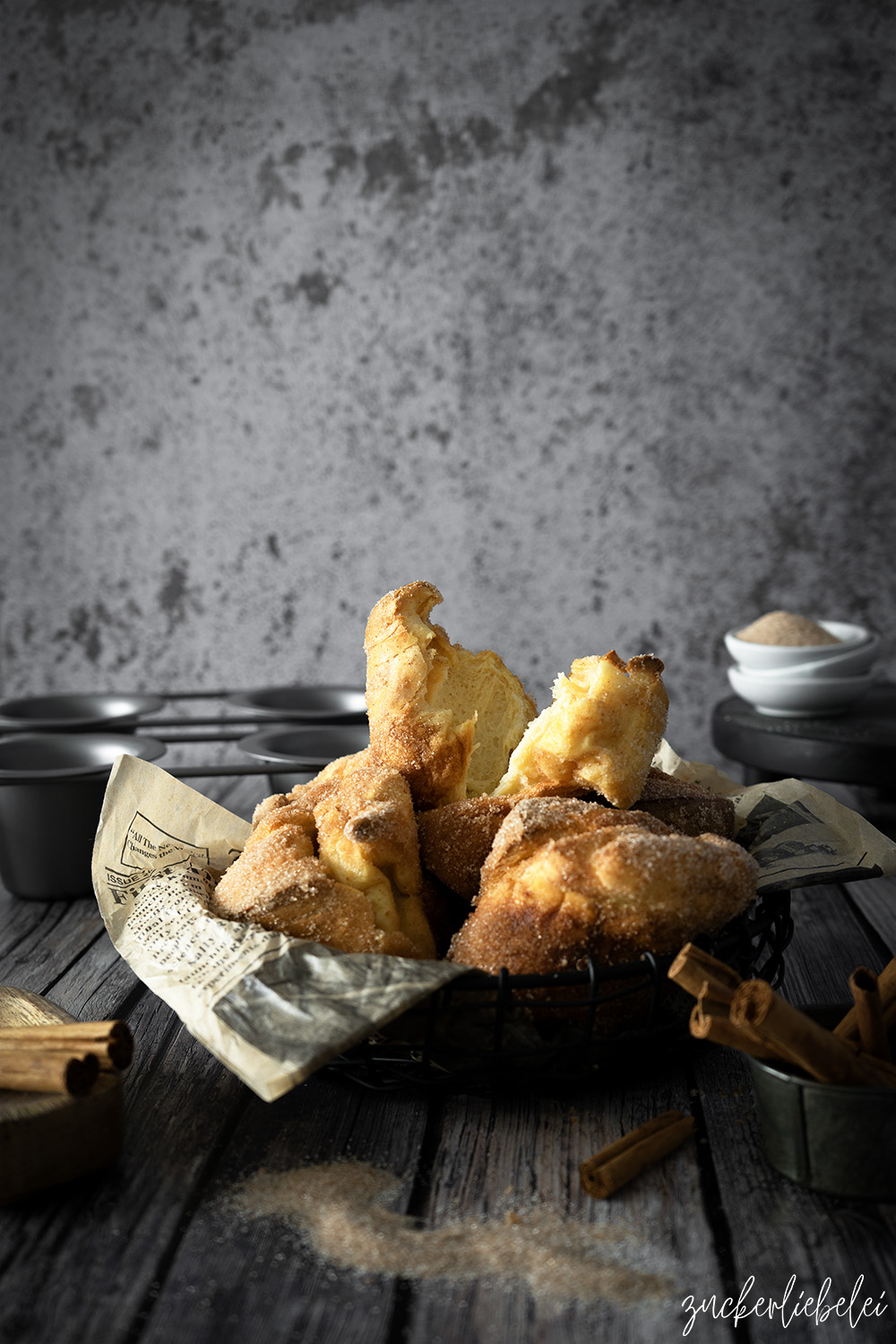 Cinnamon Popovers | Zimt und Zucker Popovers | Grundrezept
