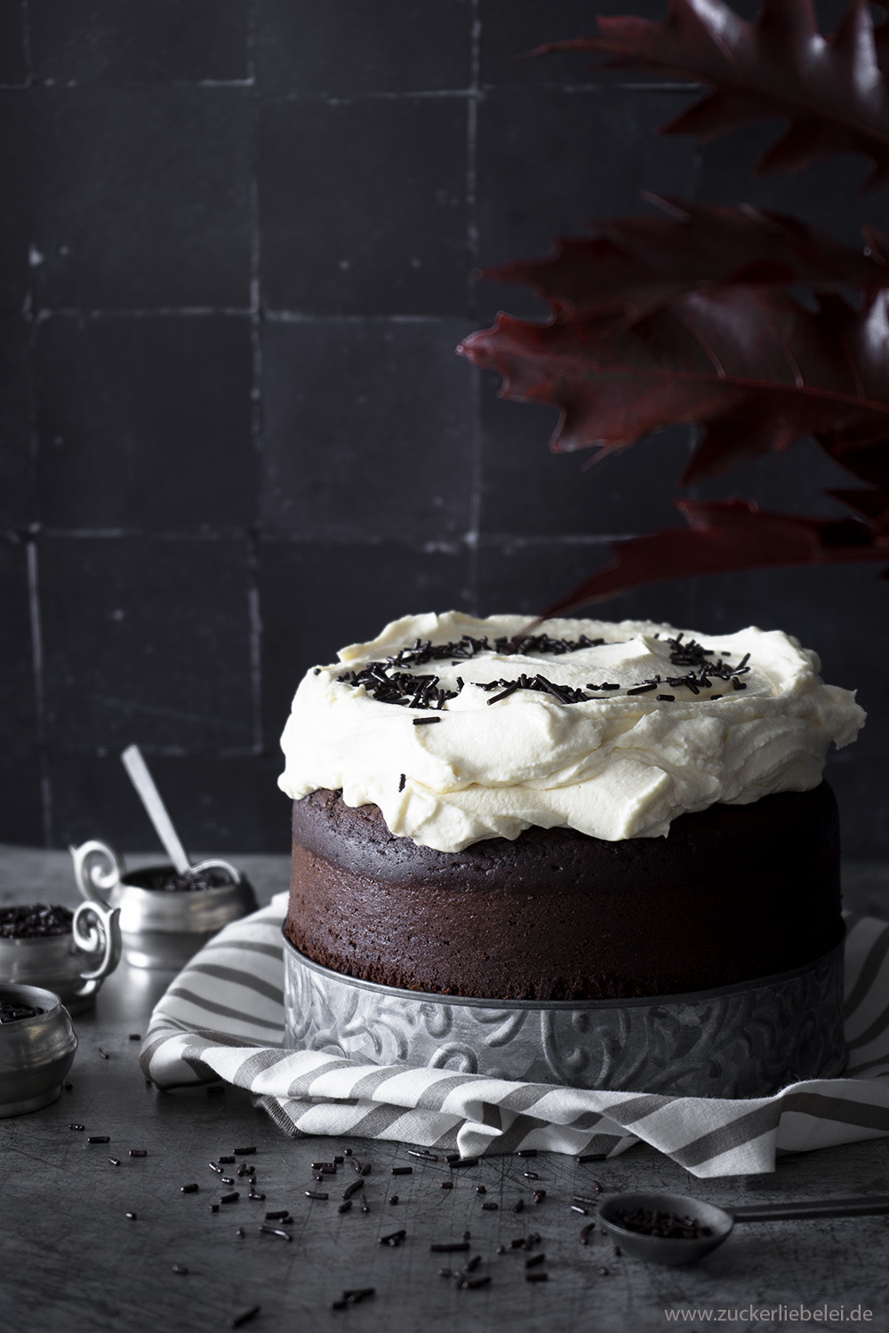 Guinness Cake mit Baileys Creme (Werbung unbeauftragt)