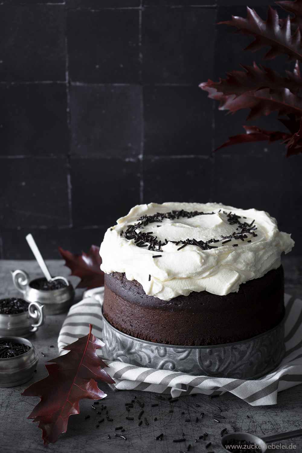 Guinness Cake mit Baileys Creme (Werbung unbeauftragt)