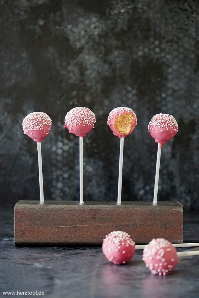 Lemon Curd Cake Pops mir Ruby Schokolade