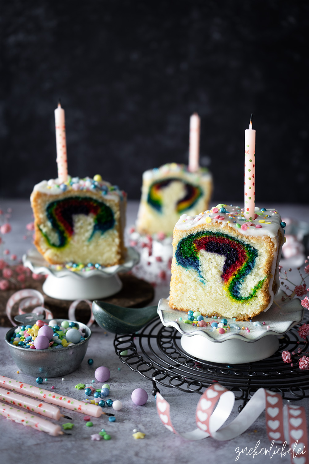 Mia's Hidden Rainbow Birthday Cake zum 6. Geburtstag
