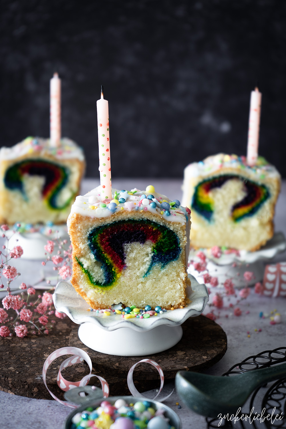 Mia's Hidden Rainbow Birthday Cake zum 6. Geburtstag