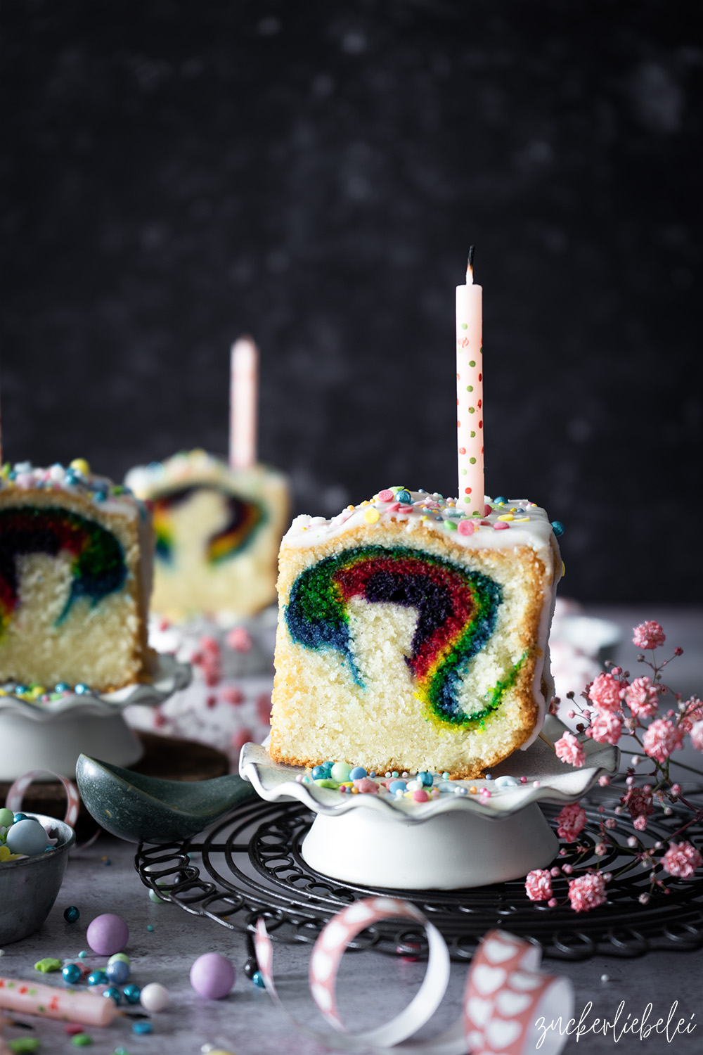 Mia's Hidden Rainbow Birthday Cake zum 6. Geburtstag