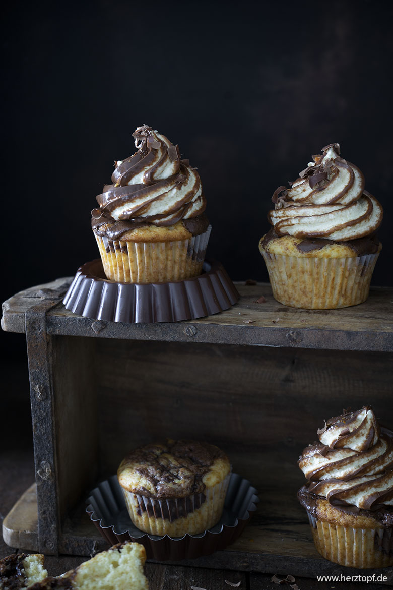 Nutella Swirl Cupcakes