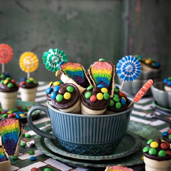 Lio's Regenbogen Partymuffins