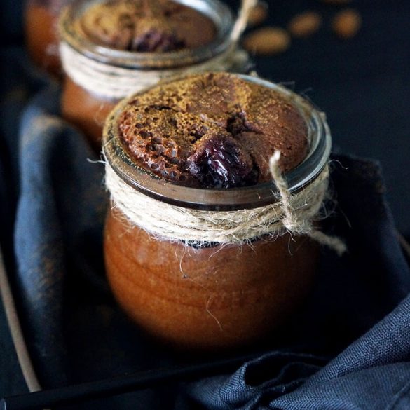 Schoko-Kirsch-Clafoutis im Glas