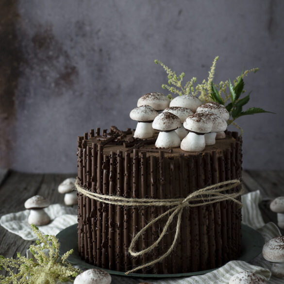 Ein kleines Waldtörtchen - Schokoladen-Zimt-Torte