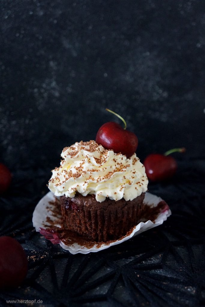 Schwarzwälder Kirsch Cupcakes