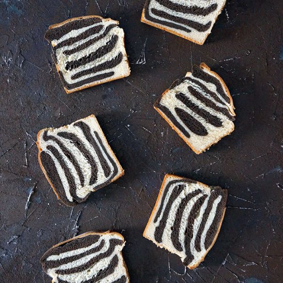 Süßes Zebra Brioche mit Buttermilch