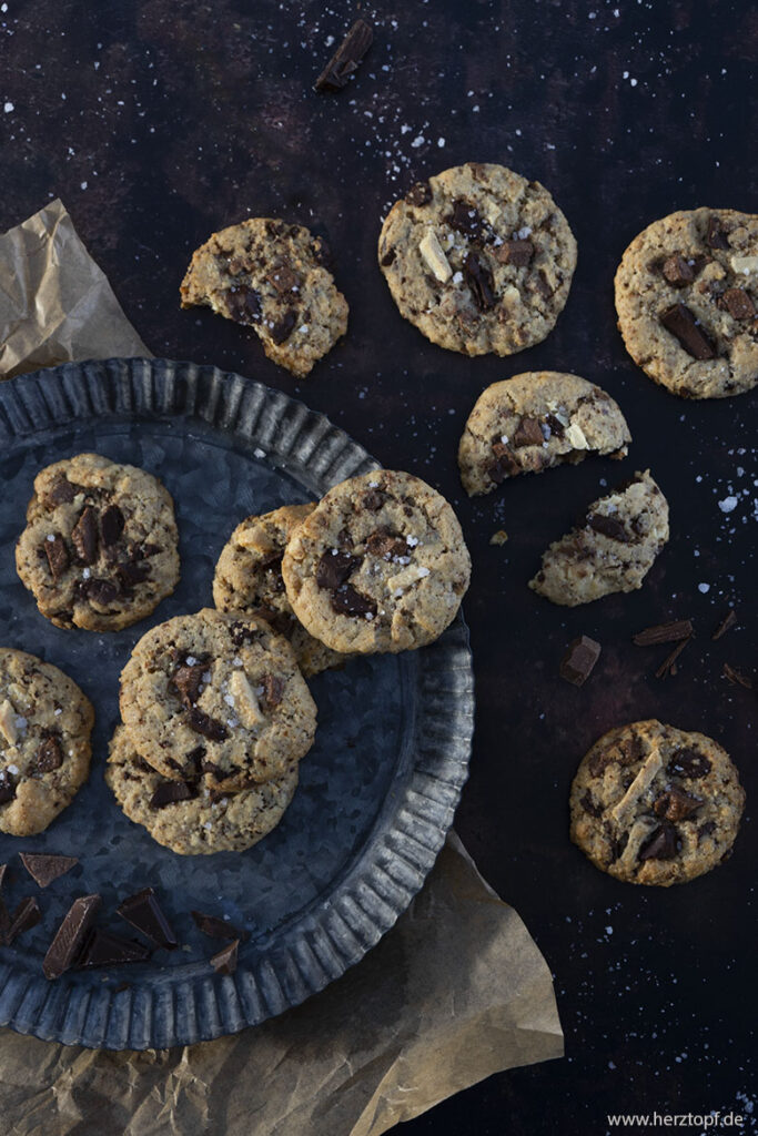 Triple Chocolate Cookies