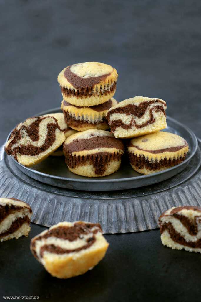 Zebra Muffins